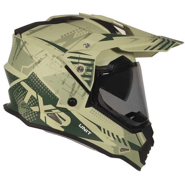 Casco Cross Street TechX2 632A Unit Verde Mate Jungle