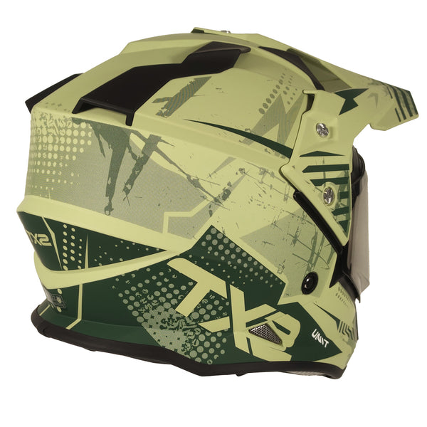 Casco Cross Street TechX2 632A Unit Verde Mate Jungle