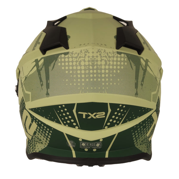 Casco Cross Street TechX2 632A Unit Verde Mate Jungle