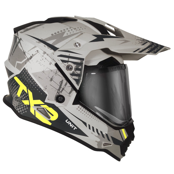 Casco Cross Street TechX2 632A Unit Tundra Gris Mate
