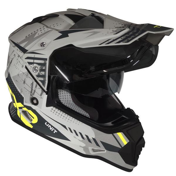 Casco Cross Street TechX2 632A Unit Tundra Gris Mate