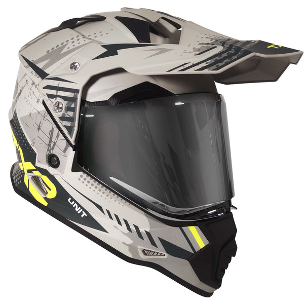 Casco Cross Street TechX2 632A Unit Tundra Gris Mate
