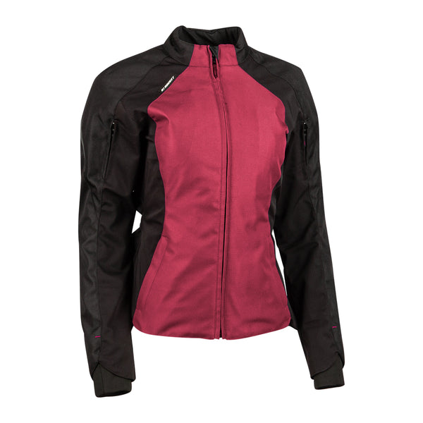 Chamarra para mujer Joe Rocket Aurora 2.0 Merlot Negro