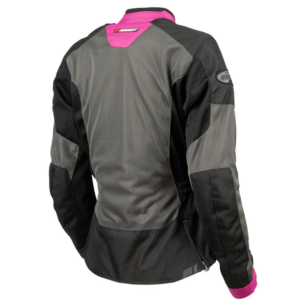 Chamarra Para Dama Joe Rocket Stratos Rosa Gris Negro