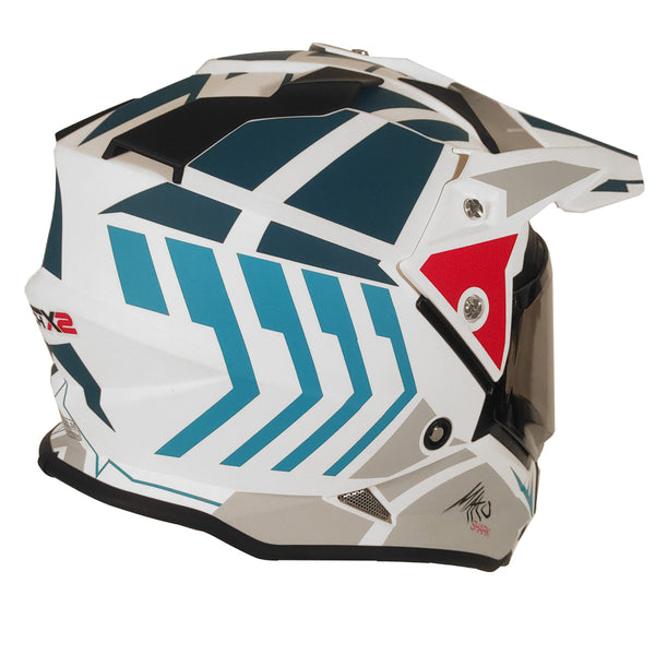 Casco Cross Street TechX2 632A Mako Blanco Cell