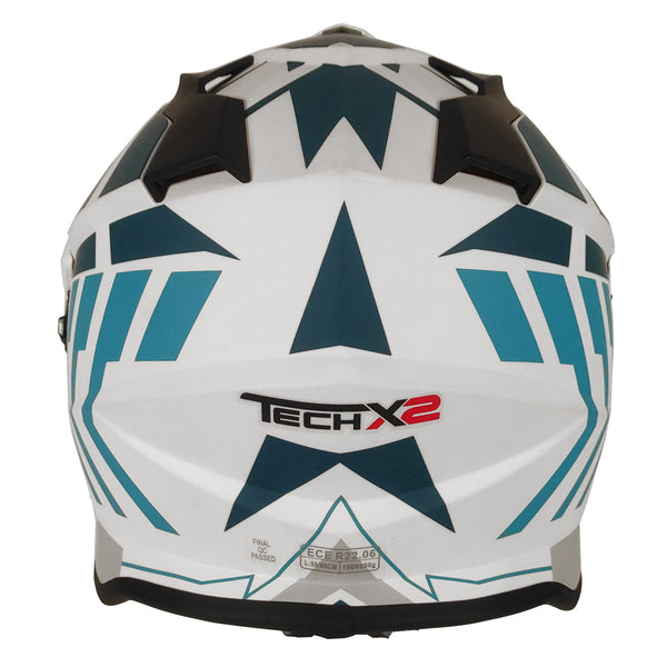 Casco Cross Street TechX2 632A Mako Blanco Cell
