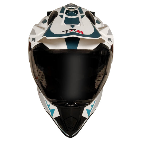 Casco Cross Street TechX2 632A Mako Blanco Cell