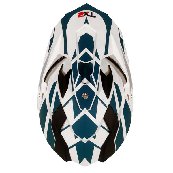 Casco Cross Street TechX2 632A Mako Blanco Cell