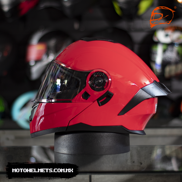 Casco Abatible R7 Alfa Rojo