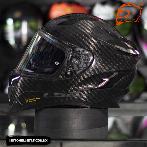 Casco Integral Ls2 Challenger Ct2 Solid Carbon Ff327