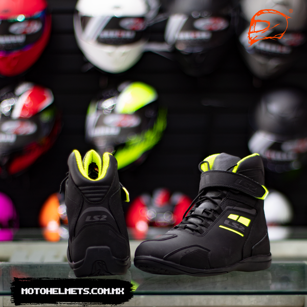BOTAS LS2 GARRA NEGRO AMARILLO