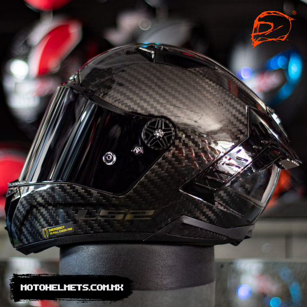 Casco Integral Ls2 Thunder Solid Carbon Ff805