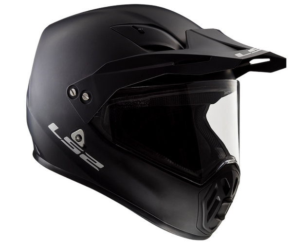 Casco LS2 Streetfighter MX419 Solid Negro Mate - Moto Helmets  -  - Cascos, Doble Propósito, Integrales