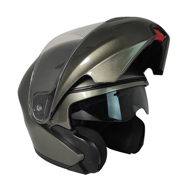 Casco Abatible TECHX2 FORCE TX-901 Titanium - Moto Helmets  -  - Abatibles, Cascos, Modulares