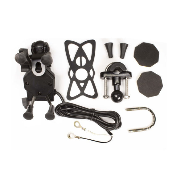 Cargador Con Soporte Universal Cg-Ph02 Usb 12-24V
