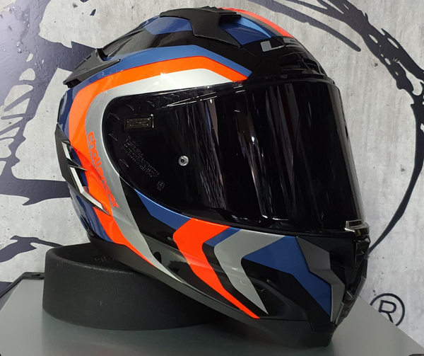 Casco LS2 Challenger Galactic Azul/Nja Fluo FF327 - Moto Helmets  -  - Cascos, Integrales