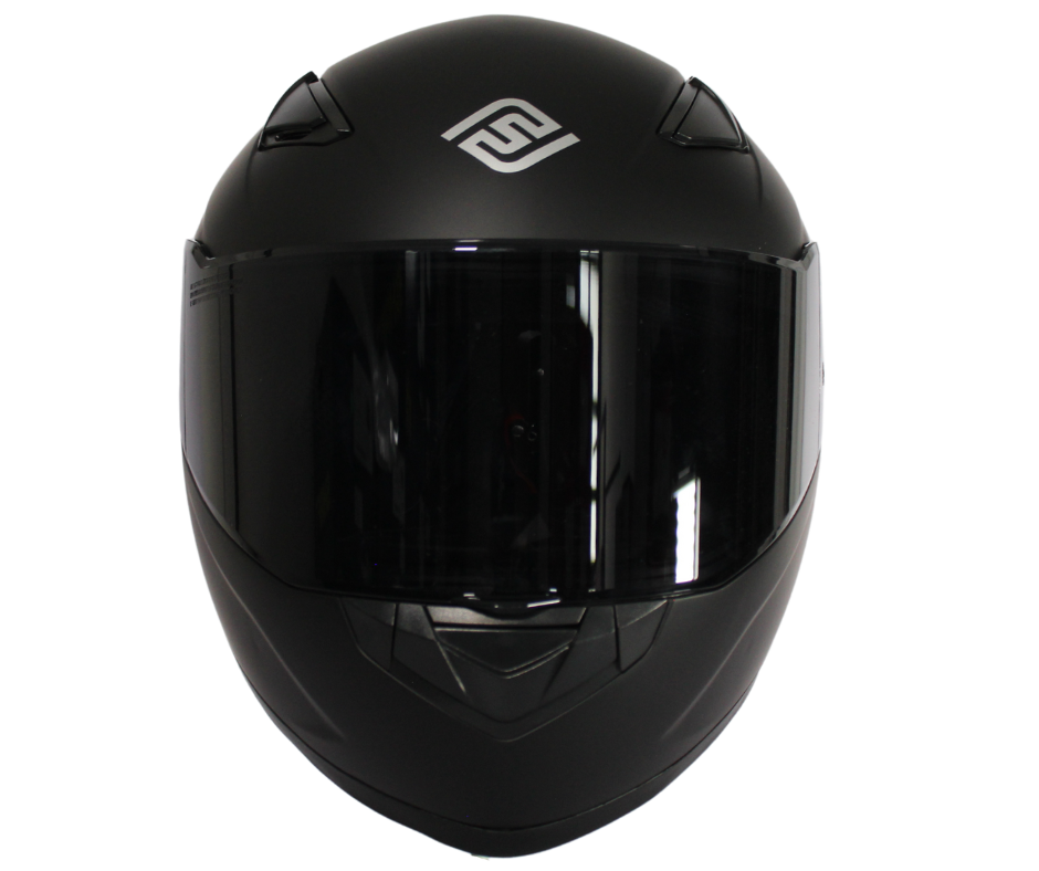 Casco Faseed FS 816 Solid Negro Mate Moto Helmets Sebastian