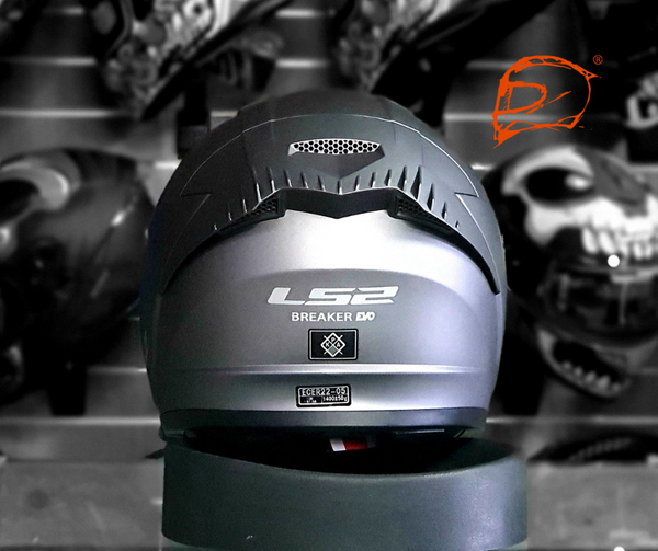 Casco LS2 Breaker EVO Solid Titanium Mate FF390 - Moto Helmets  -  - Cascos, Integrales