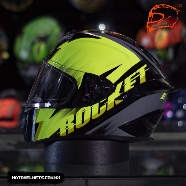 Casco Integral Joe Rocket Rkt 100 Atomic 3.0 Amarillo Fluo Brillo