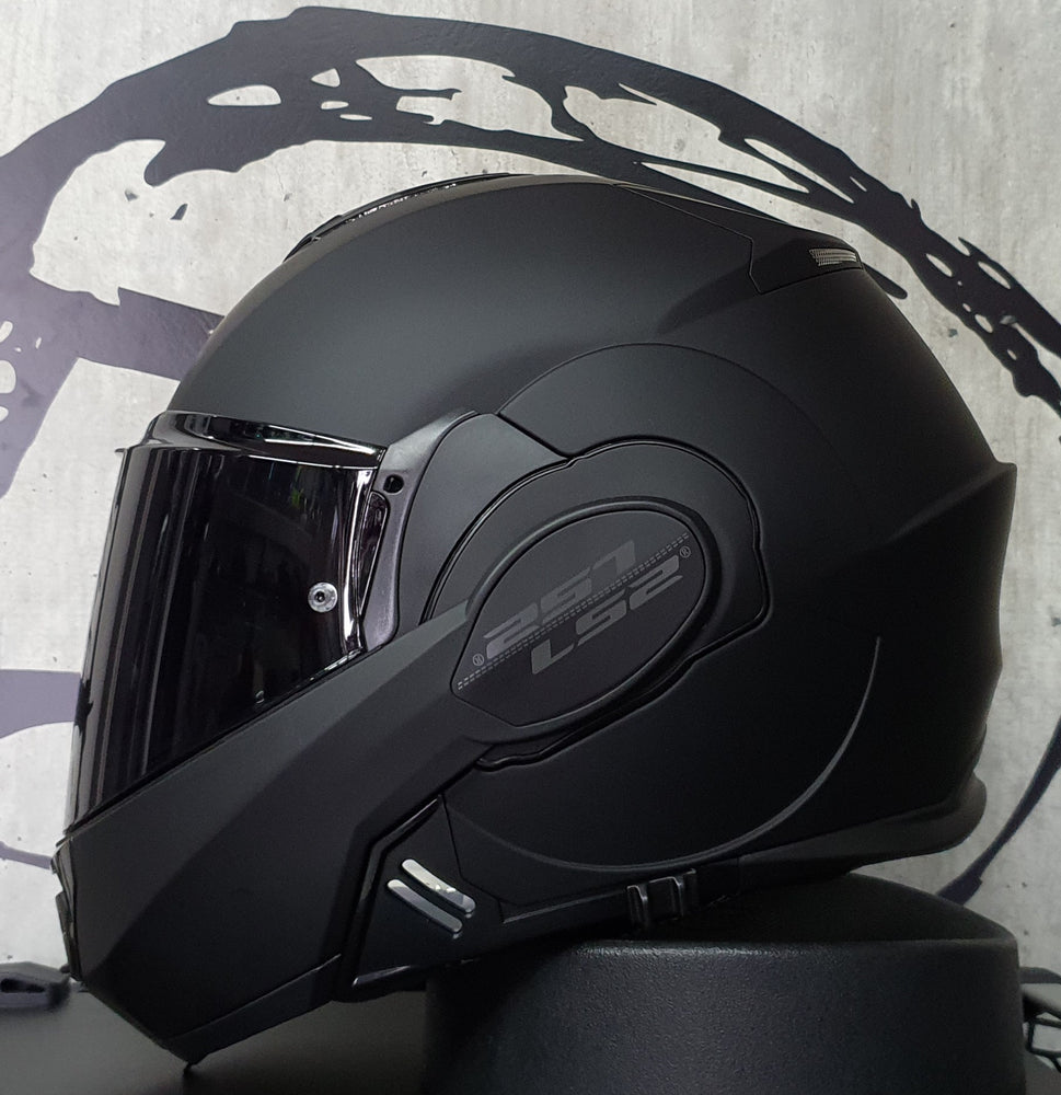 ls2 ff399 valiant noir matt black helmet Casco Abatible Ls2 Valiant Noir Solid Negro Mate Ff399 – Moto Helmets & Sebastian SA de CV