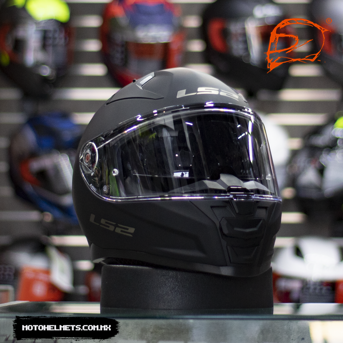 Casco Integral LS2 Vector II Solid Negro Mate FF811