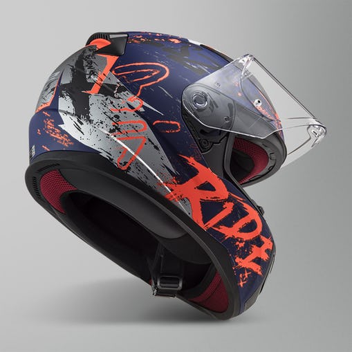 Casco LS2 Rapid Naughty Azl/Nja  FF353 - Moto Helmets  -  - Cascos, Integrales