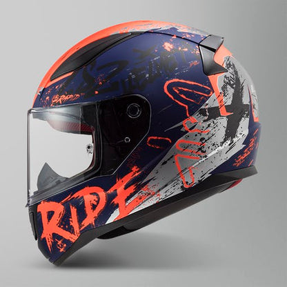 Casco LS2 Rapid Naughty Azl/Nja  FF353 - Moto Helmets  -  - Cascos, Integrales