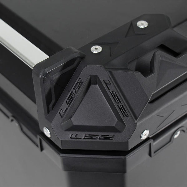 Baúl Trasero Para Moto Ls2 B35 Aluminio Negro 35L