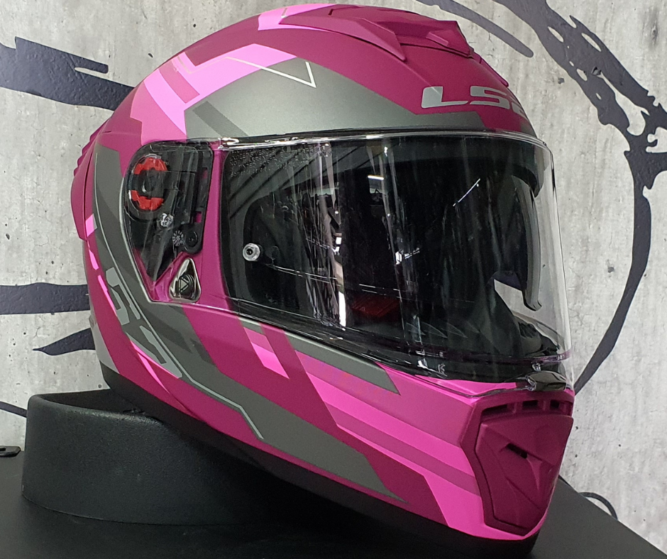 Casco LS2 Breaker Evo Beta Purpura FF390 Moto Helmets Sebastian
