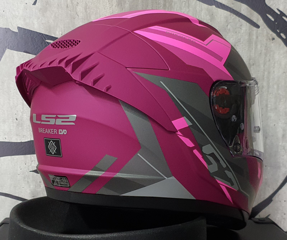 Casco LS2 Breaker Evo Beta Purpura FF390 - Moto Helmets  -  - Cascos, Cascos Mujer, Equipamento Mujer, Integrales
