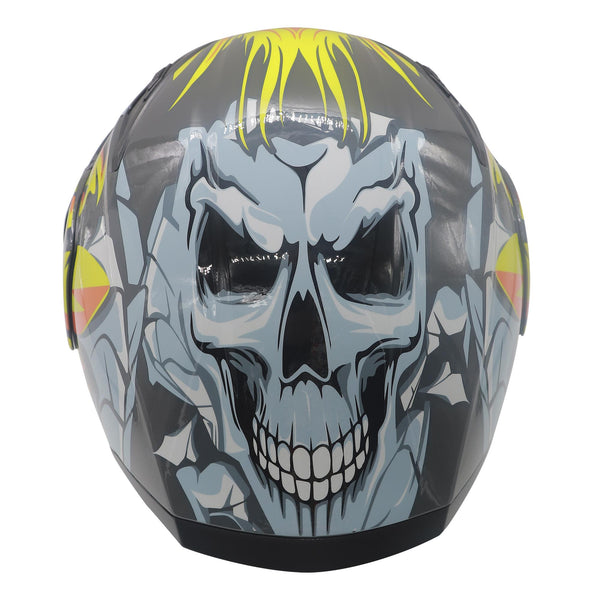 Casco Abatible R7 Unscarred Inflames Amarillo - Moto Helmets  -  - Abatibles, Cascos, Modulares