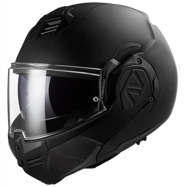 Casco Abatible Ls2 Advant Noir Negro Mate Ff906