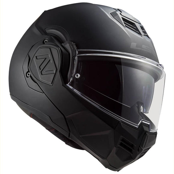 Casco Abatible Ls2 Advant Noir Negro Mate Ff906