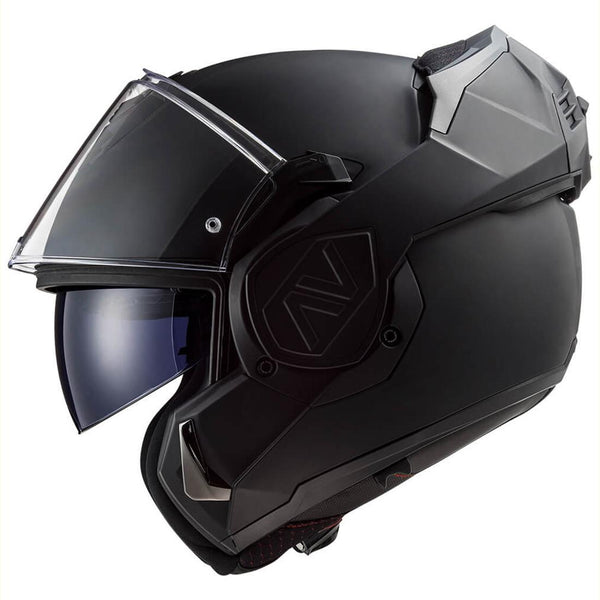 Casco Abatible Ls2 Advant Noir Negro Mate Ff906
