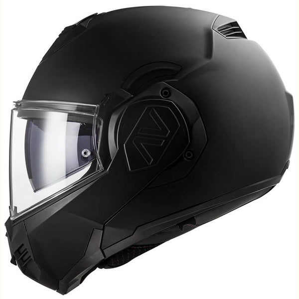 Casco Abatible Ls2 Advant Noir Negro Mate Ff906
