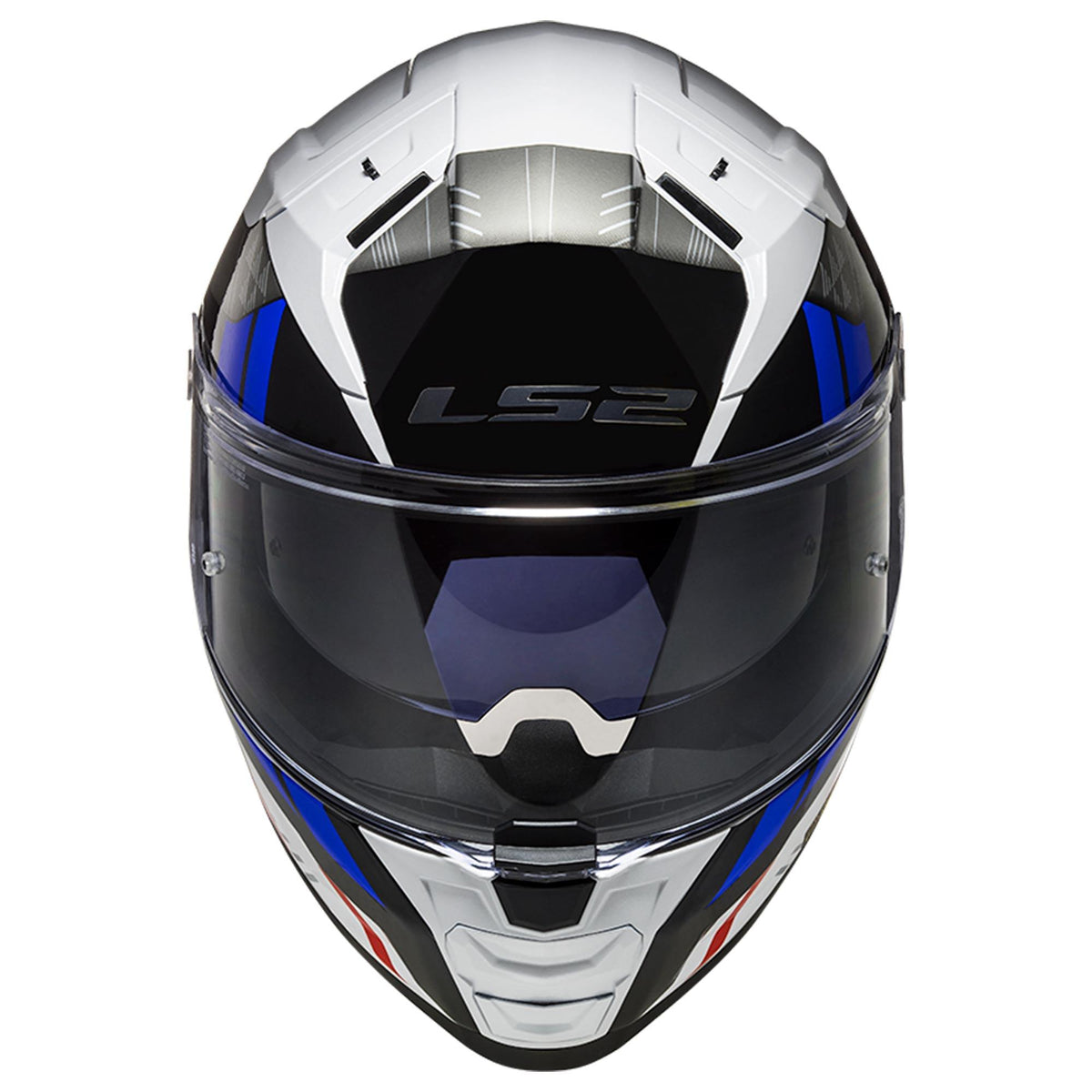 Casco Integral LS2 Vector II Stylus Blanco Rojo Mate