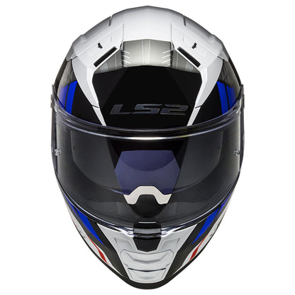 Casco Integral LS2 Vector II Stylus Blanco Rojo Mate