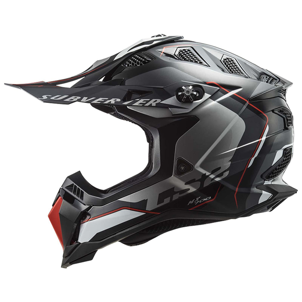 Casco Cross LS2 Subverter Arched Negro Titanium MX700 – Moto Helmets &  Sebastian