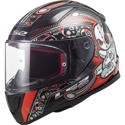 Casco LS2 Rapid Junior VooDoo Rojo  FF353J - Moto Helmets  -  - Cascos, Integrales, Junior