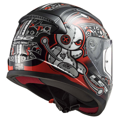 Casco LS2 Rapid Junior VooDoo Rojo  FF353J - Moto Helmets  -  - Cascos, Integrales, Junior