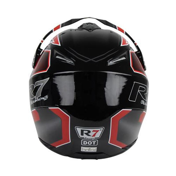 Casco R7-128 Cross City Rojo - Moto Helmets  -  - Cascos, Doble Propósito, Integrales
