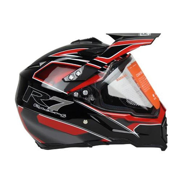 Casco R7-128 Cross City Rojo - Moto Helmets  -  - Cascos, Doble Propósito, Integrales