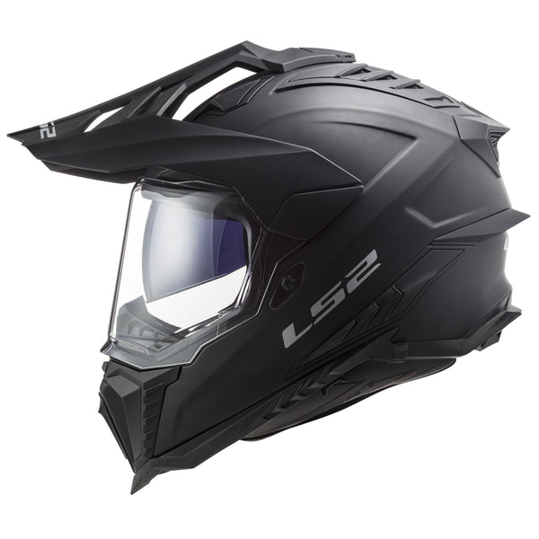 Casco Adventure LS2 Explorer Solid Negro Mate MX701 - Moto Helmets  -  - Cascos, Doble Propósito, Integrales