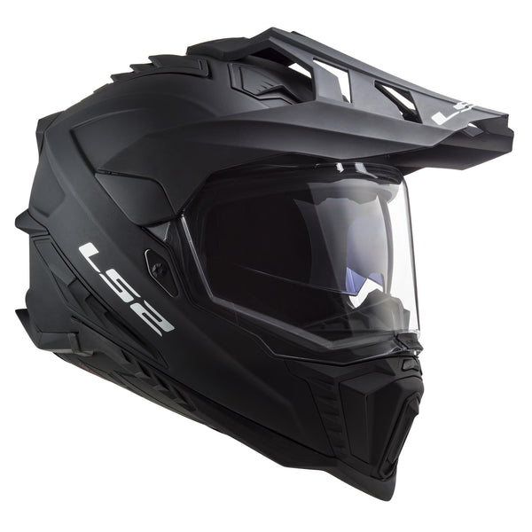 Casco Adventure LS2 Explorer Solid Negro Mate MX701 - Moto Helmets  -  - Cascos, Doble Propósito, Integrales