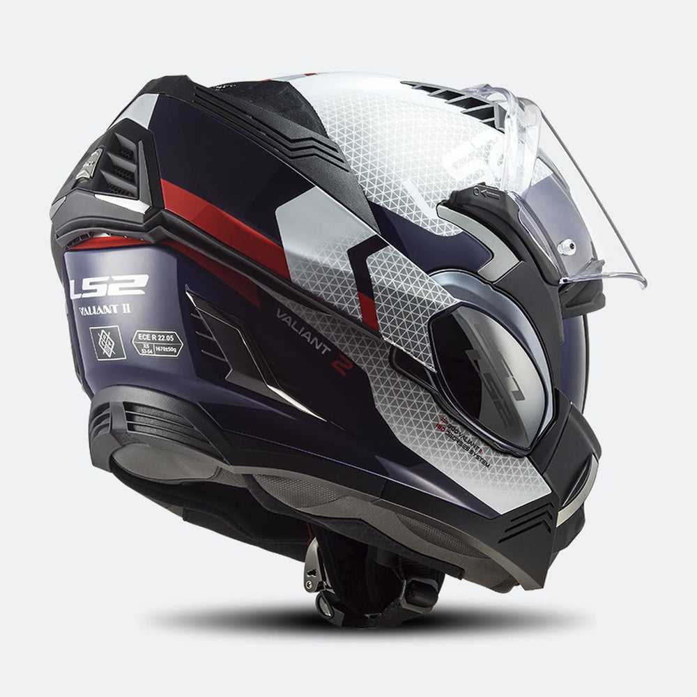 Casco Abatible Ls2 Valiant Ii Citius Blanco Azul Ff900 – Moto