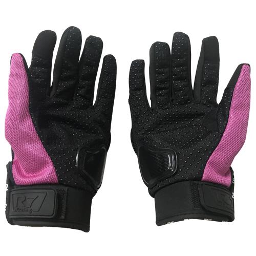 Guantes Con Protección R7 2 Rosa Con Touch - Moto Helmets  -  - Equipamento Mujer, Equipo, guantes, Guantes Mujer