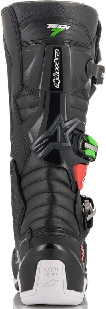 Botas Alpinestars Tech 7 Negro/Rojo - Moto Helmets  -  - Botas / Tenis, Equipo, Off Road