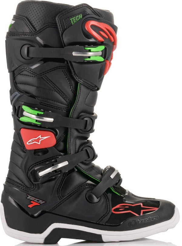 Botas Alpinestars Tech 7 Negro/Rojo - Moto Helmets  -  - Botas / Tenis, Equipo, Off Road