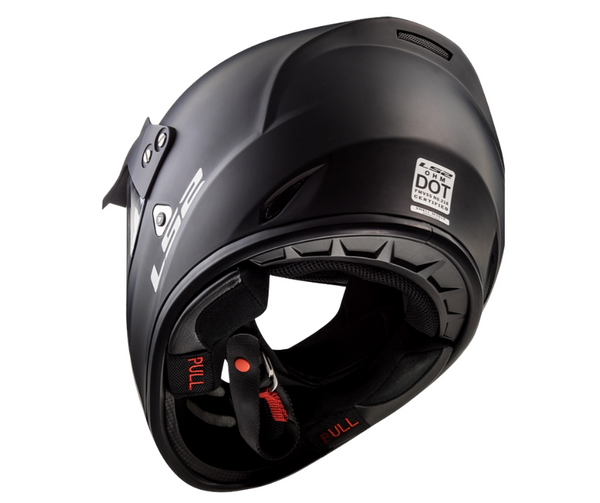 Casco LS2 Streetfighter MX419 Solid Negro Mate - Moto Helmets  -  - Cascos, Doble Propósito, Integrales