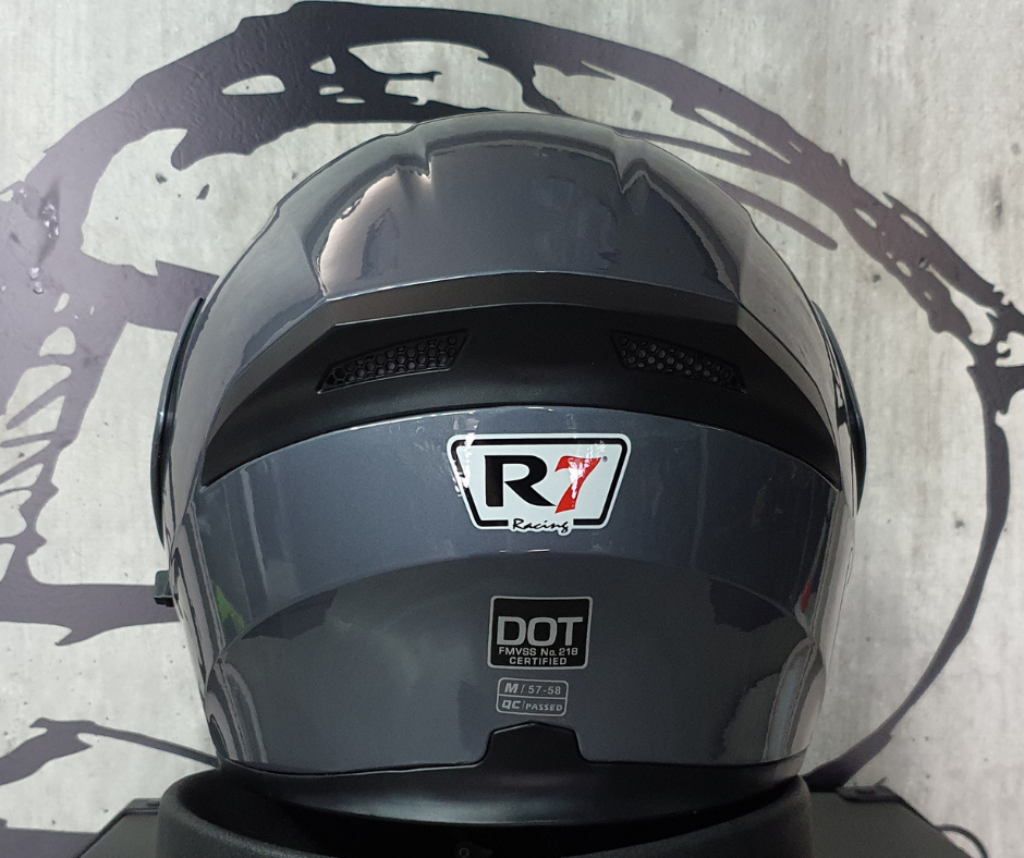 Casco Abatible R7 Racing Unscarred Doble Mica Gris – Moto Helmets ...